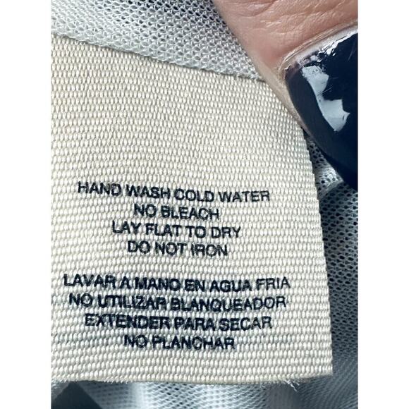 Rachel Roy Indigo Ivory Dark Sequins Stripe 3/4 Sleeve Dress Women's Size 6 NWT - Picture 5 of 6